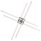 Dweled Parallax 42in LED Flush Mount 3-CCT 2700K-3000K-3500K Set to 3000K in Brushed Nickel FM-731 - alternate 6